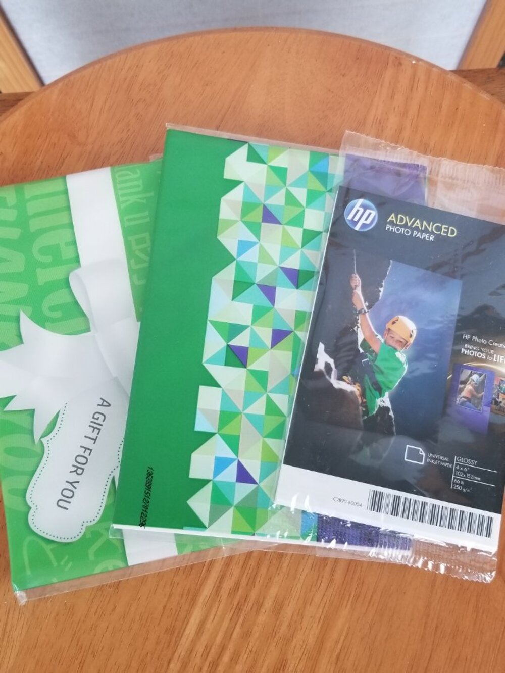 HP Photo Paper Various Sizes 25 count 5x7 and 4x6